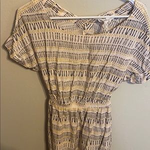 BCBG mini open back dress